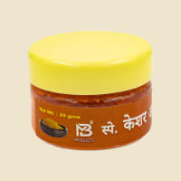 Kesar Ashtagandh 25 g jar with Hindi label