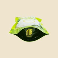 Top view of the 4545 camphor pouch opening