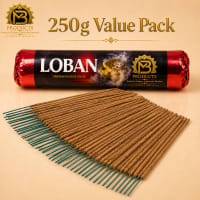 Loban Premium Incense Sticks 250 g value pack with loose sticks