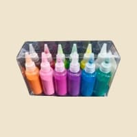 Rangoli Colour Squeeze Bottles, Assorted Colours, another view