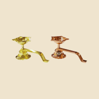 Rajwadi Brass Diya, another design or size