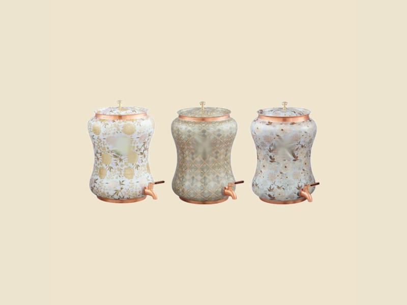 3D Meena Waisted Water Dispenser on a warm ivory background