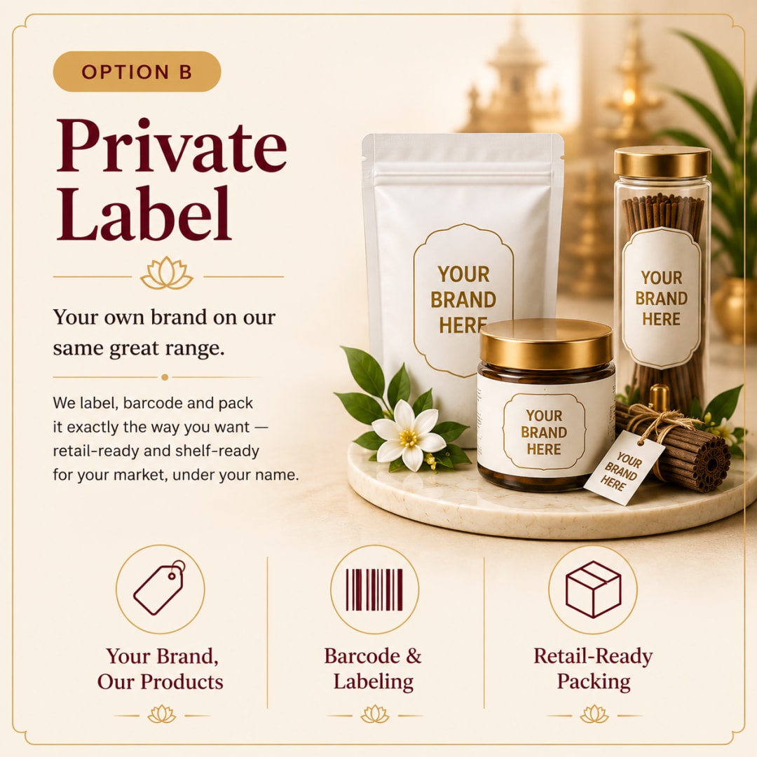 Private Label — Your Brand, Our Manufacturing