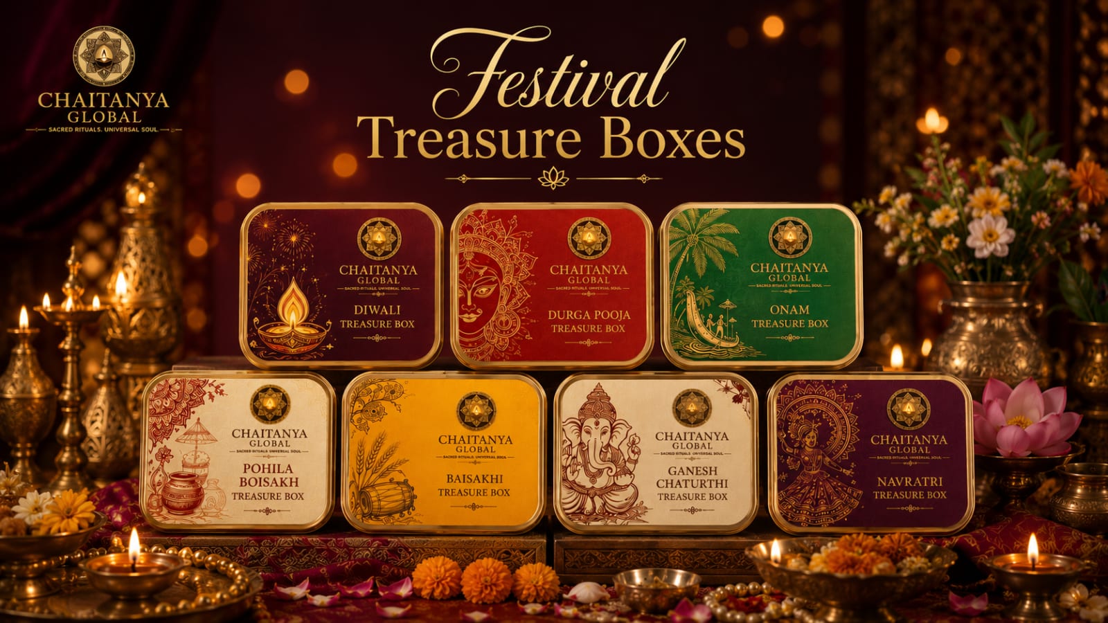 Chaitanya Global heirloom metal box