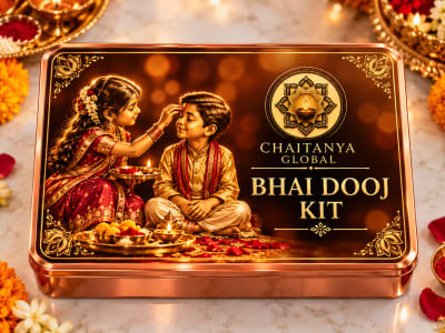 Chaitanya Global Bhai Dooj Blessing Box — sibling protection ceremony