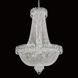Camelot 22 Light 120V Chandelier in Aurelia with Clear Optic Crystal