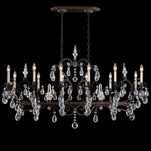 Renaissance 14 Light 120V Chandelier in Heirloom Gold with Clear Heritage Handcut Crystal