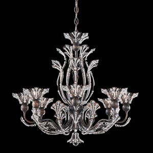 Rivendell 8 Light 120V Chandelier in French Gold with Clear Radiance Crystal