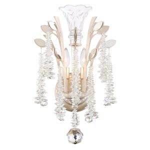 MacLyn 3 Light 120V Wall Sconce in Black and Clear Radiance Crystal
