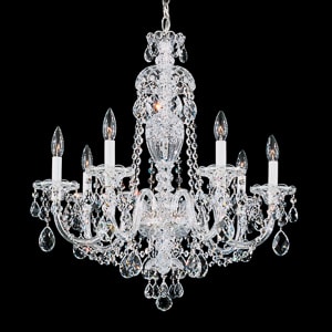 Sterling 7 Light 120V Chandelier in Aurelia with Clear Radiance Crystal