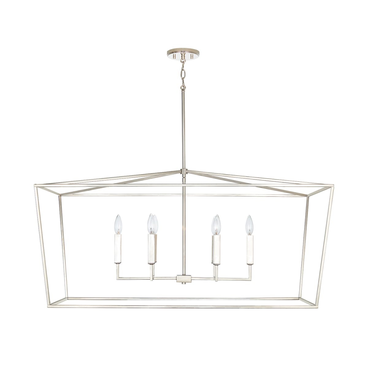 6-Light-Linear Chandelier