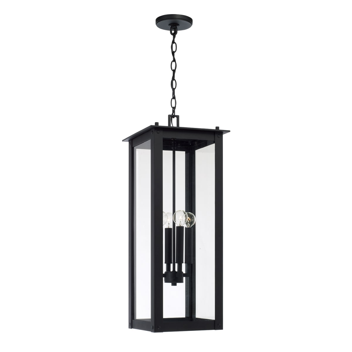 4-Light Outdoor Hanging-Lantern