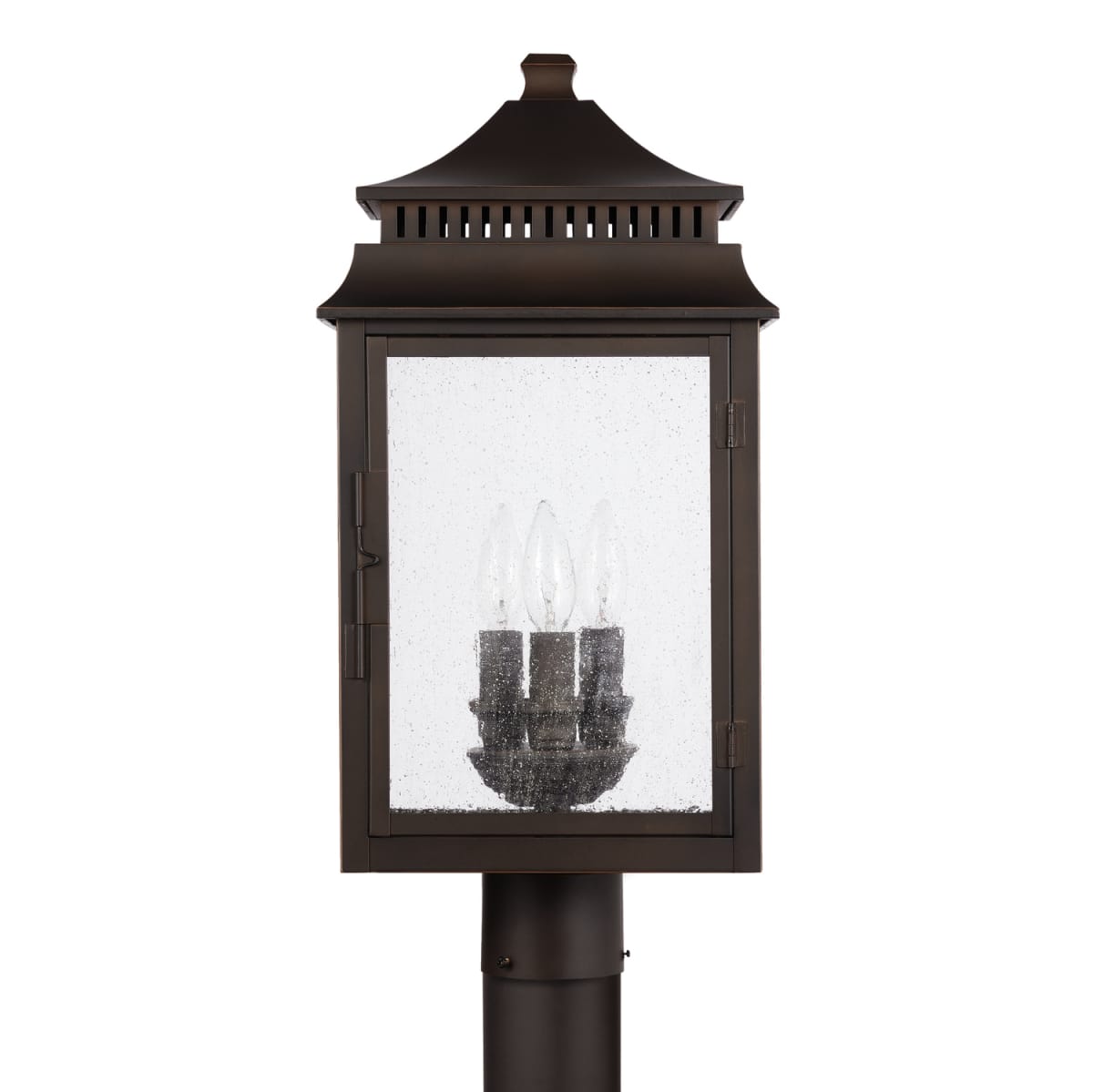 3-Light Outdoor Post-Lantern