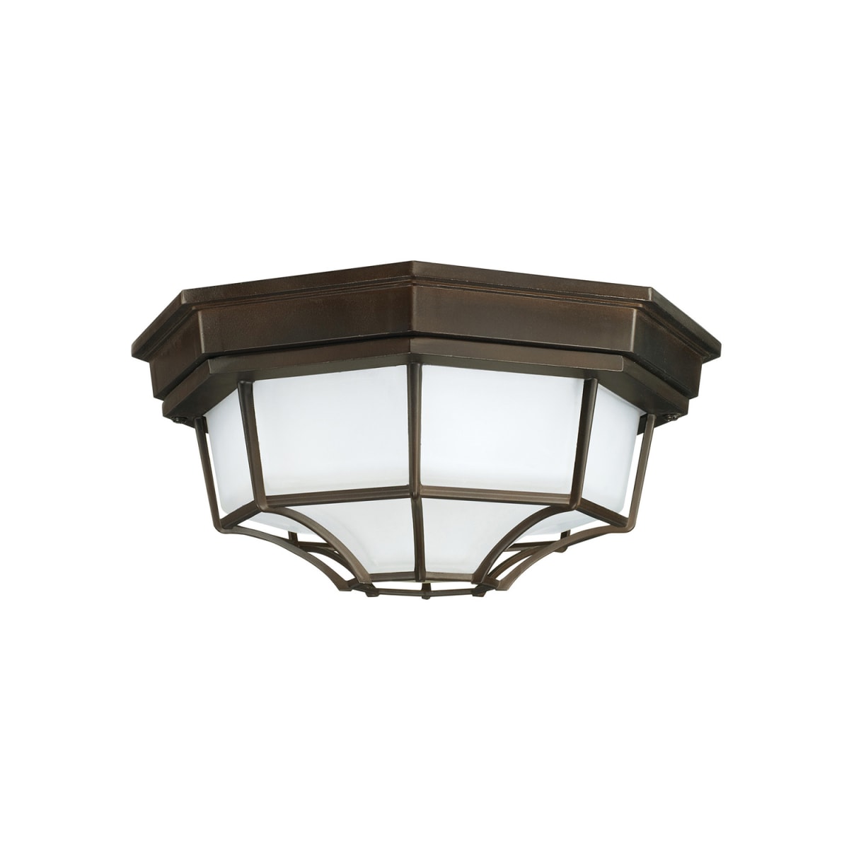 2-Light Outdoor Flush Mount