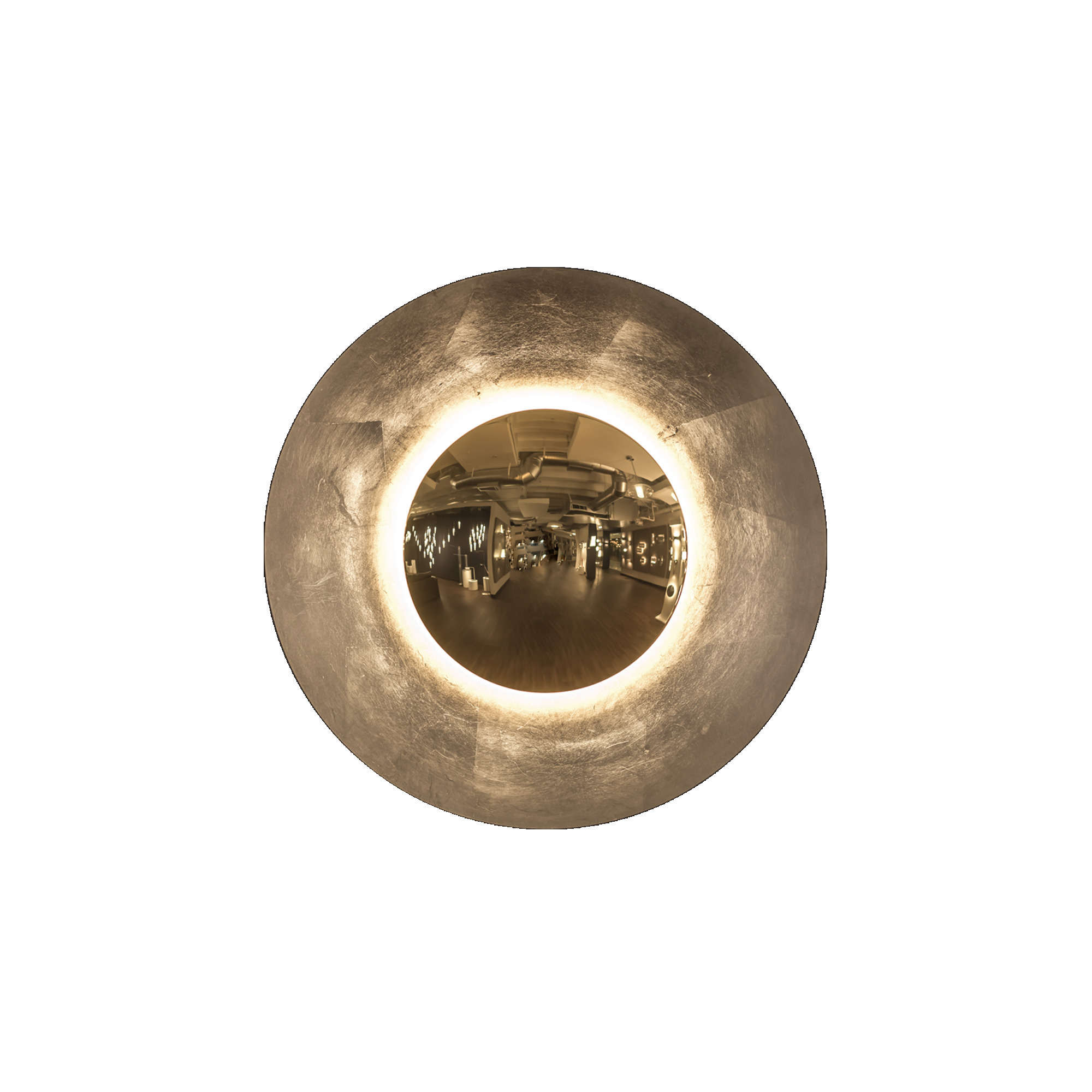 Whether you choose a single Blaze for a shimmering ceiling mount or mount multiple sizes together for a dramatic wall sconce display, Blaze ignites your décor with its hand-leafed finishes and warm, indirect illumination emanating from high-performance LEDs.