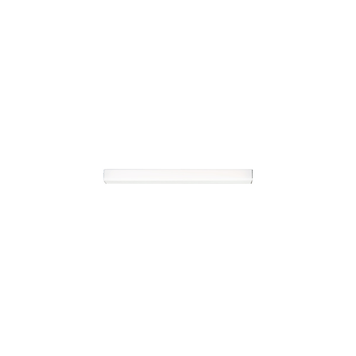 Modern and ultra-minimal. Lightstick is a slim LED vanity luminaire designed perfectly for residential, hospitality and commercial powder rooms. A slender bar of light constructed from a co-extrusion of clear and white acrylic affords the luxurious dimensional look of cased glass but durable enough for its dramatic proportions. The versatile design allows it to be placed horizontally or vertically or even at angles on walls and ceilings.