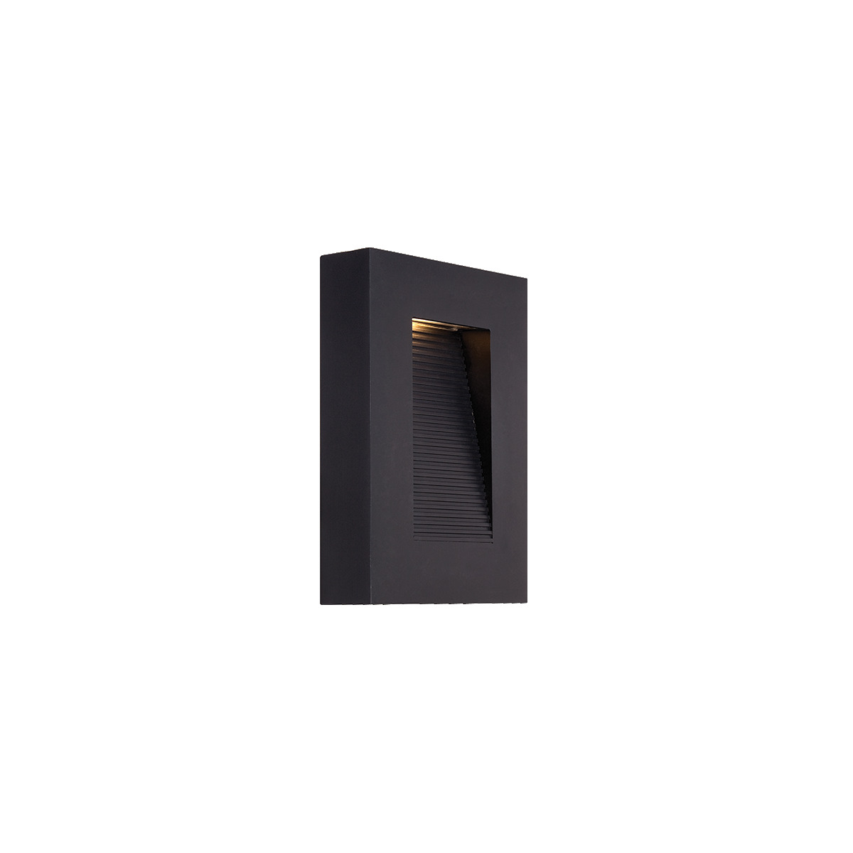 Like urban renewal, the Urban sconce gives new life to the conventional step baffle. Form follows function in this simplified indirect wall sconce. Clean styling and robust LED performance are combined in this modern dark sky luminaire.
