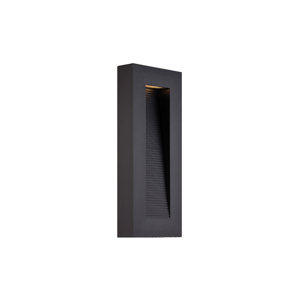 Like urban renewal, the Urban sconce gives new life to the conventional step baffle. Form follows function in this simplified indirect wall sconce. Clean styling and robust LED performance are combined in this modern dark sky luminaire.