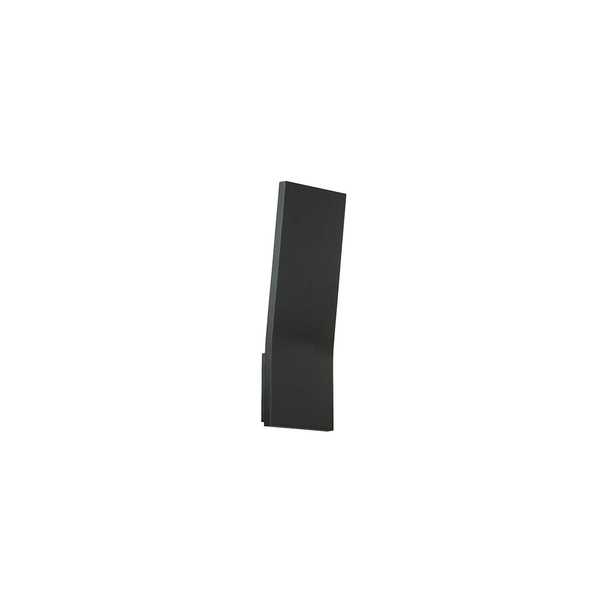 A new slant on modern lighting. This low profile angular sconce deploys robust indirect illumination on walls and surfaces in two sizes for various exterior and interior applications. The subtle graduated design offers a unique look and high style appeal.