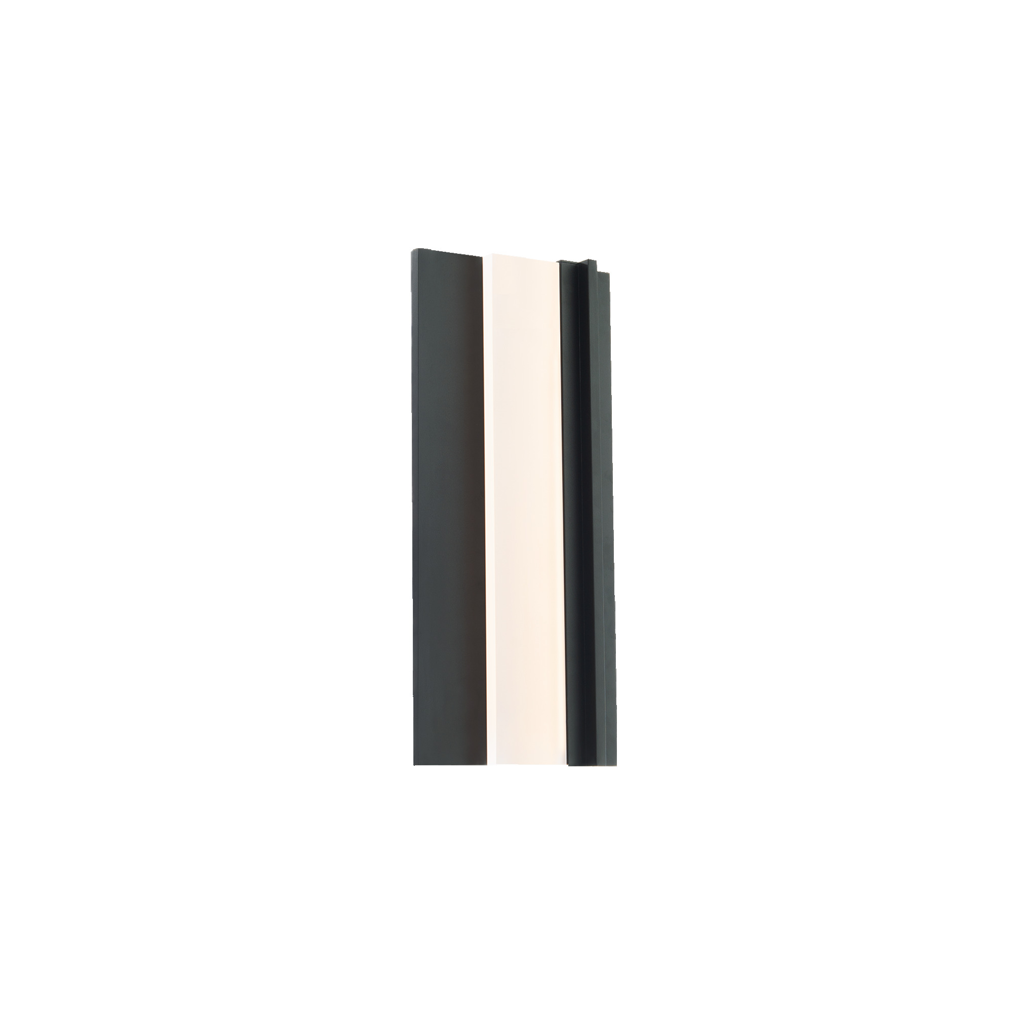 A stunning minimalist sconce that scales well for large upscale residential, hospitality and commercial installations. ADA rated for public spaces, this LED luminaire delivers ambient back and edge-lit illumination. Blends seamlessly with a black finish and layers of lighting for any distinctive interior.