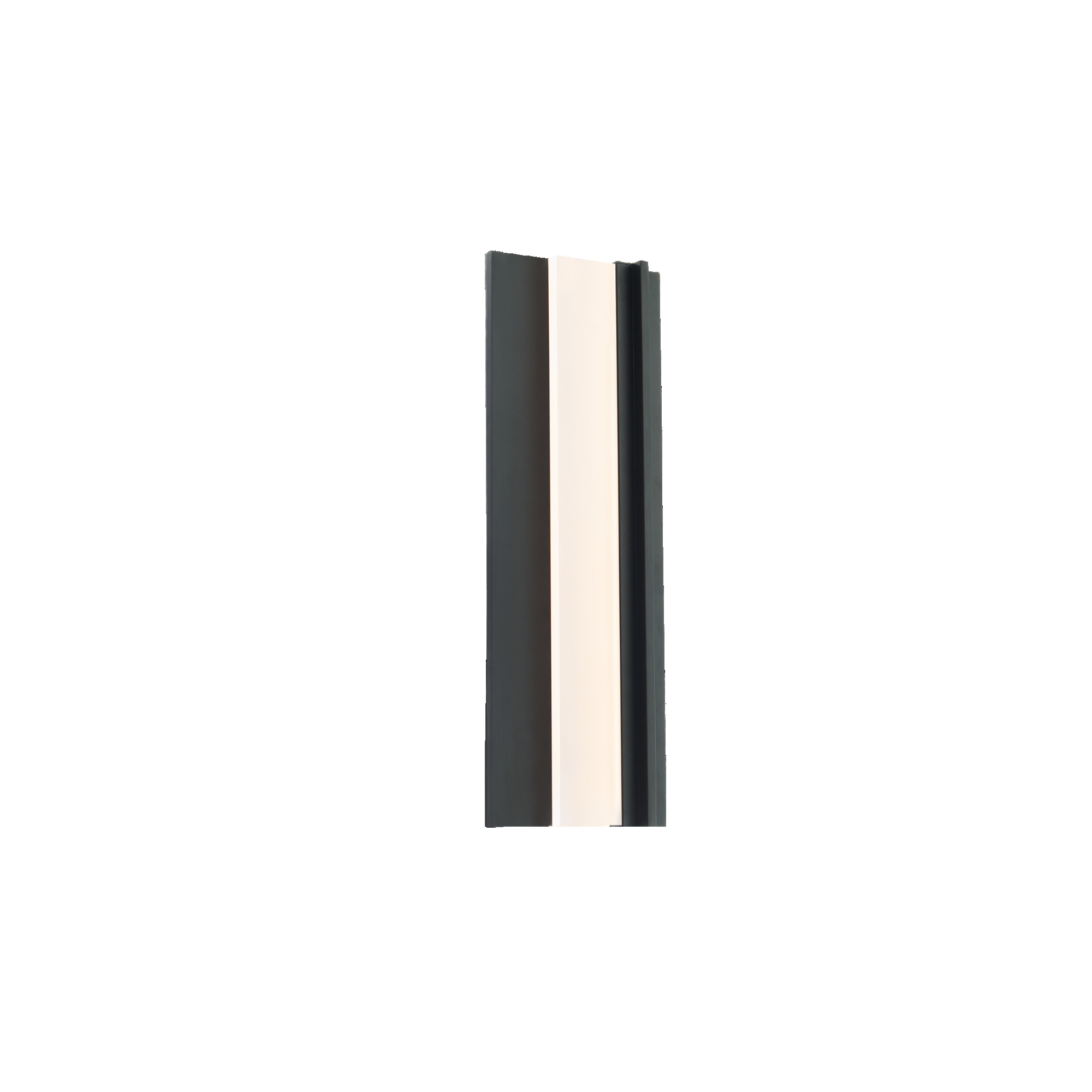 A stunning minimalist sconce that scales well for large upscale residential, hospitality and commercial installations. ADA rated for public spaces, this LED luminaire delivers ambient back and edge-lit illumination. Blends seamlessly with a black finish and layers of lighting for any distinctive interior.