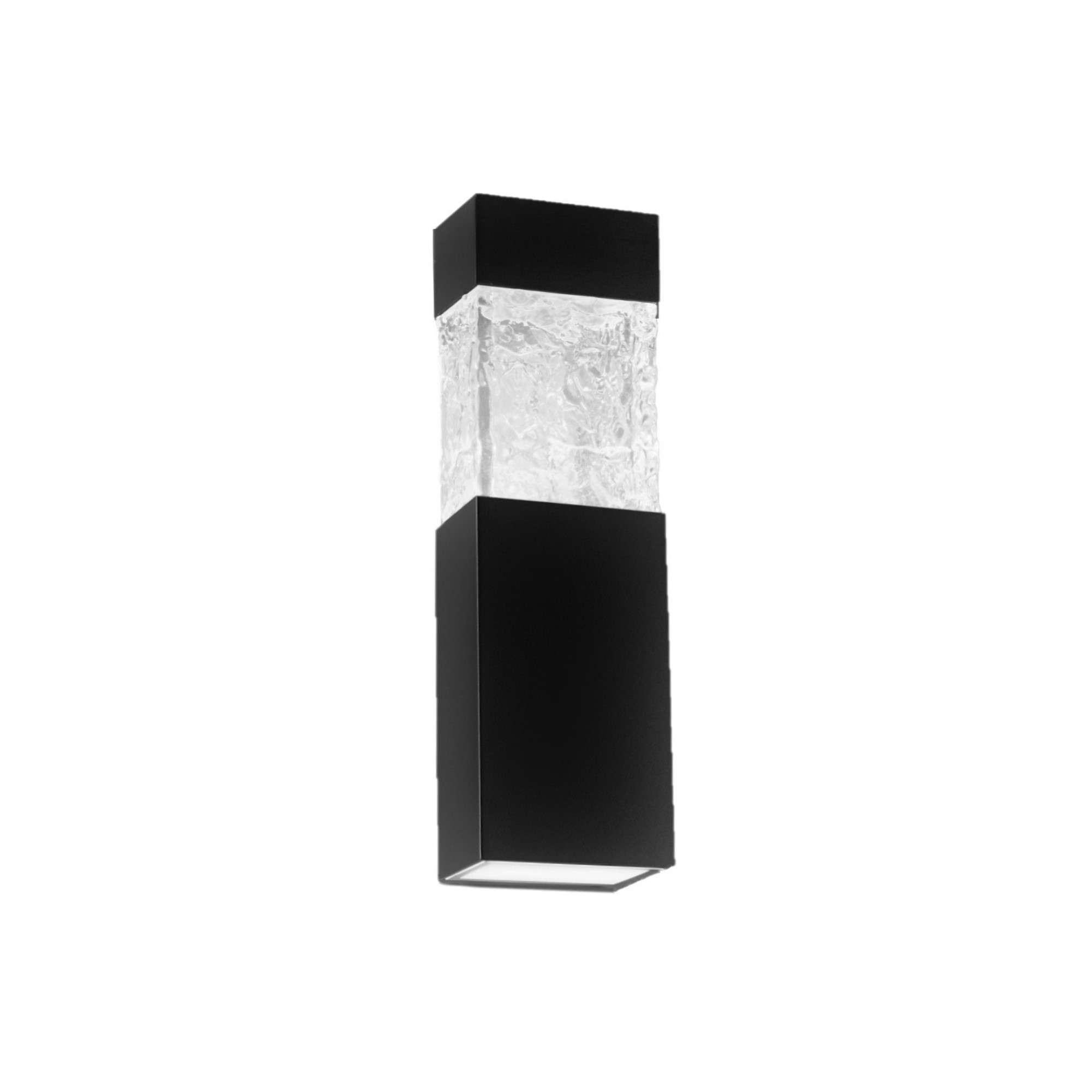 Modern allure beckons with this exterior wall luminaire, offering style with gorgeous illumination to your outdoor space.