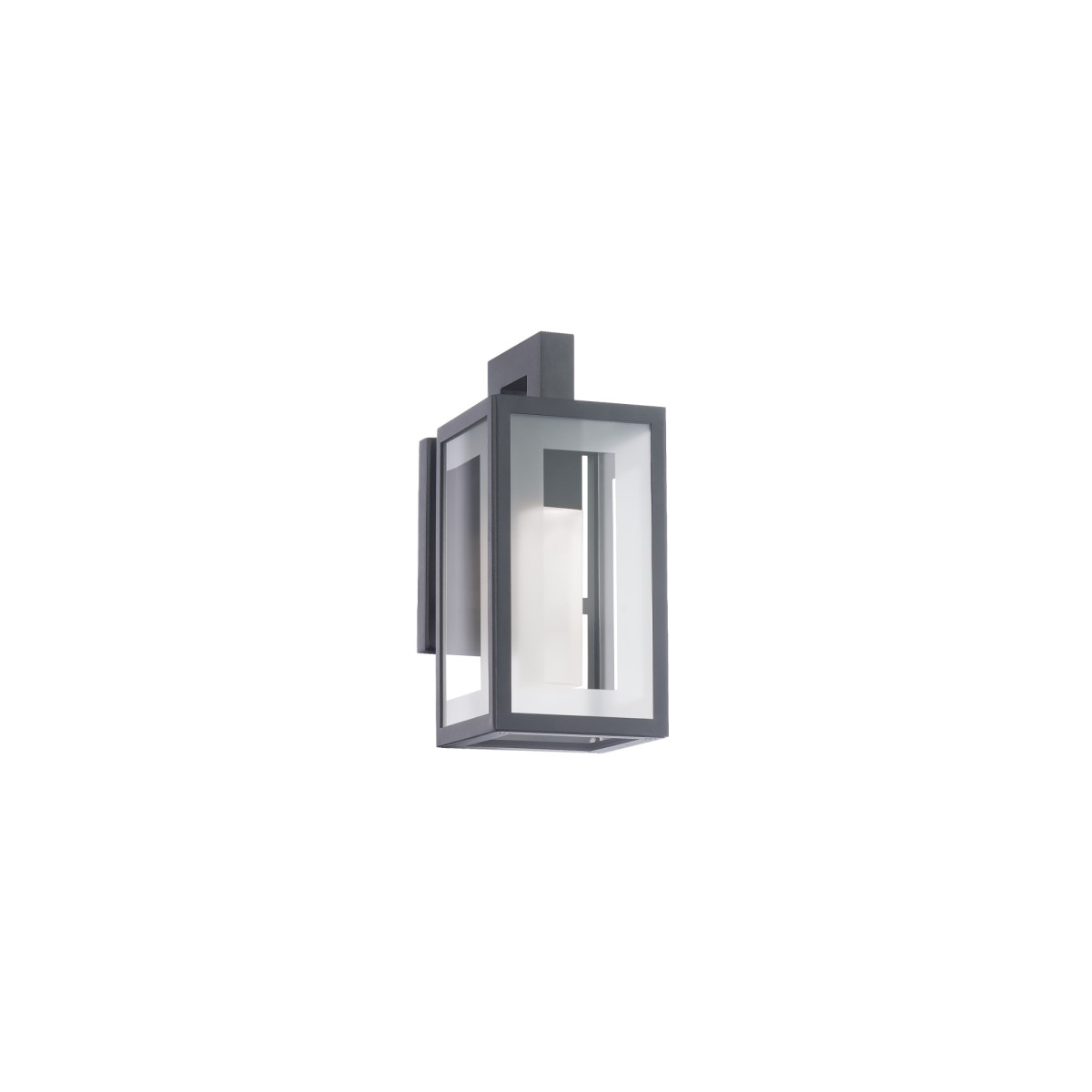 A classic sensibility with timeless style. This exterior LED wall luminaire beckons like a glowing lantern to welcome guests to your fine home. Available in three sizes.