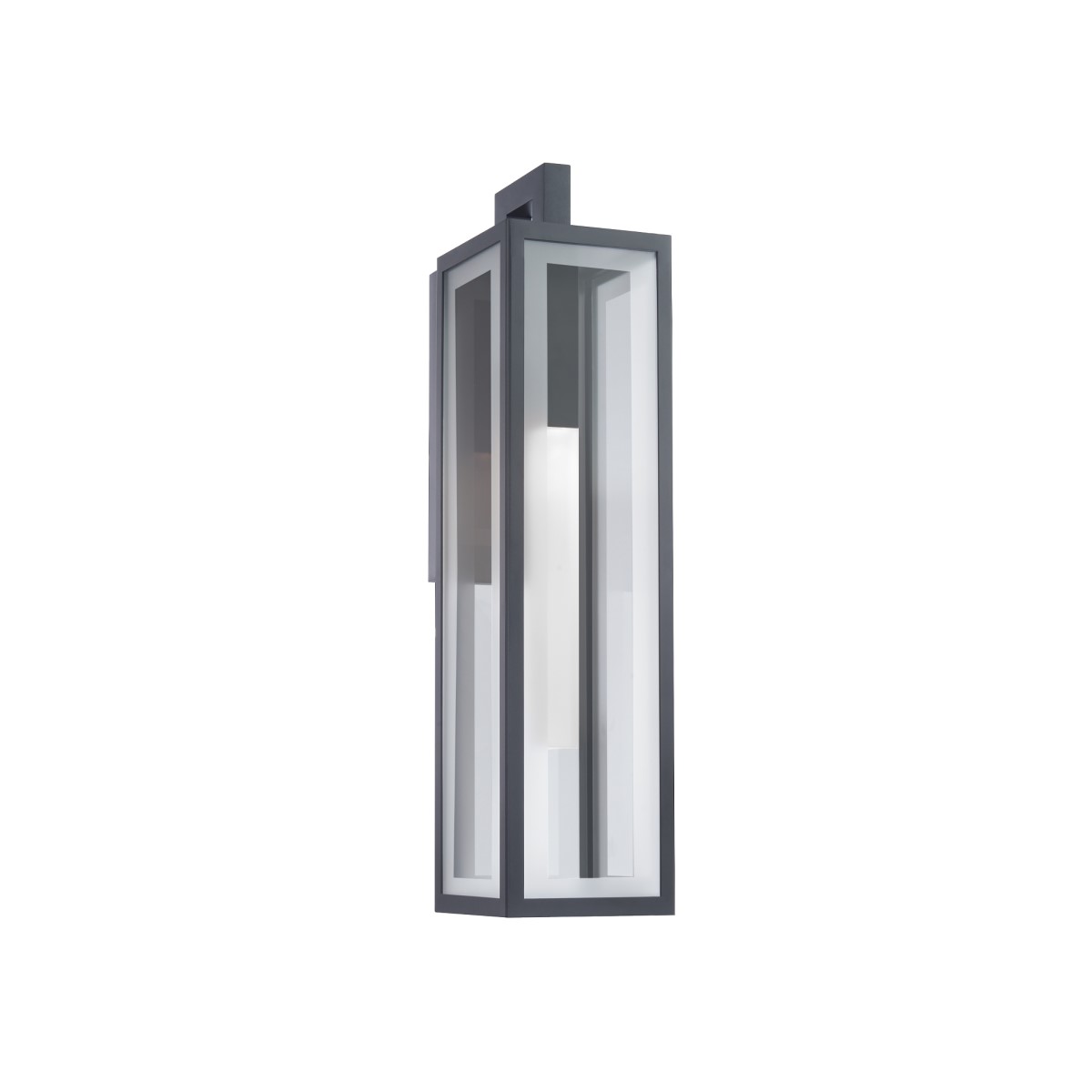 A classic sensibility with timeless style. This exterior LED wall luminaire beckons like a glowing lantern to welcome guests to your fine home. Available in three sizes.