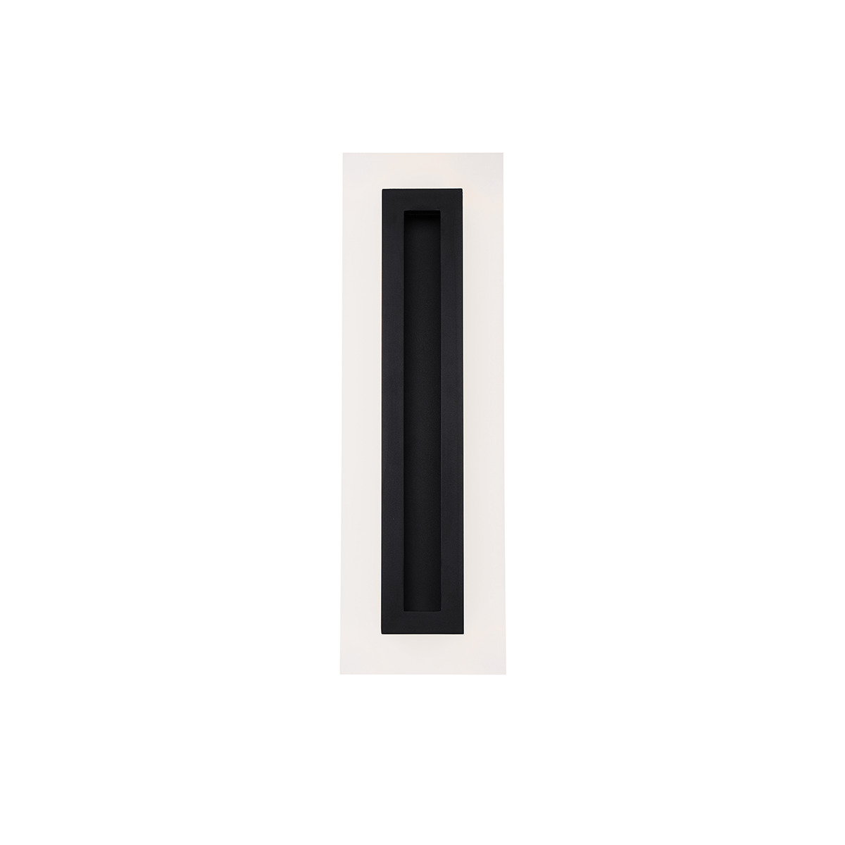Using advanced edge-lit LED technology, this minimalist luminaire provides smooth, even light whether you place it inside or outside, vertically or horizontally. Available in a matte black finish.