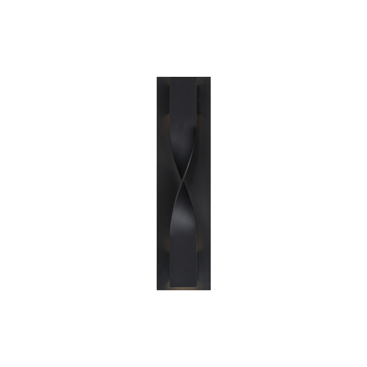 Dramatically illuminated curvature. A multi-dimensional metal wall sculpture captivates from various directions in luxurious exterior and interior environments. The fluid hardware reveals a beautiful play of light and shadow within and architectural wall grazing throughout.