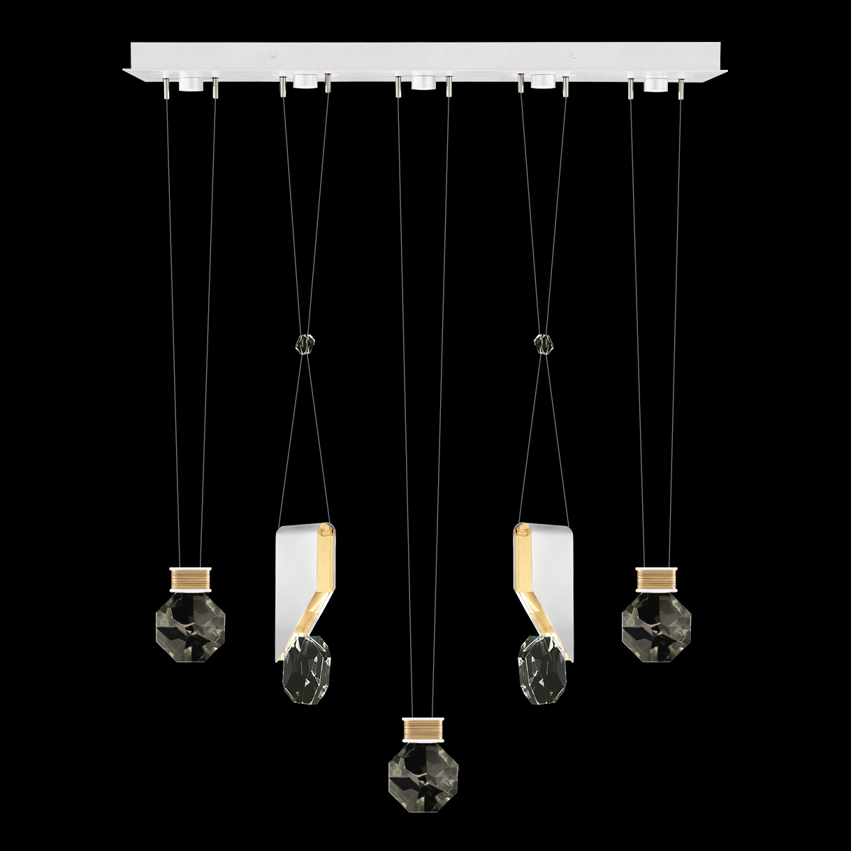 Aria 43"W Linear Pendant