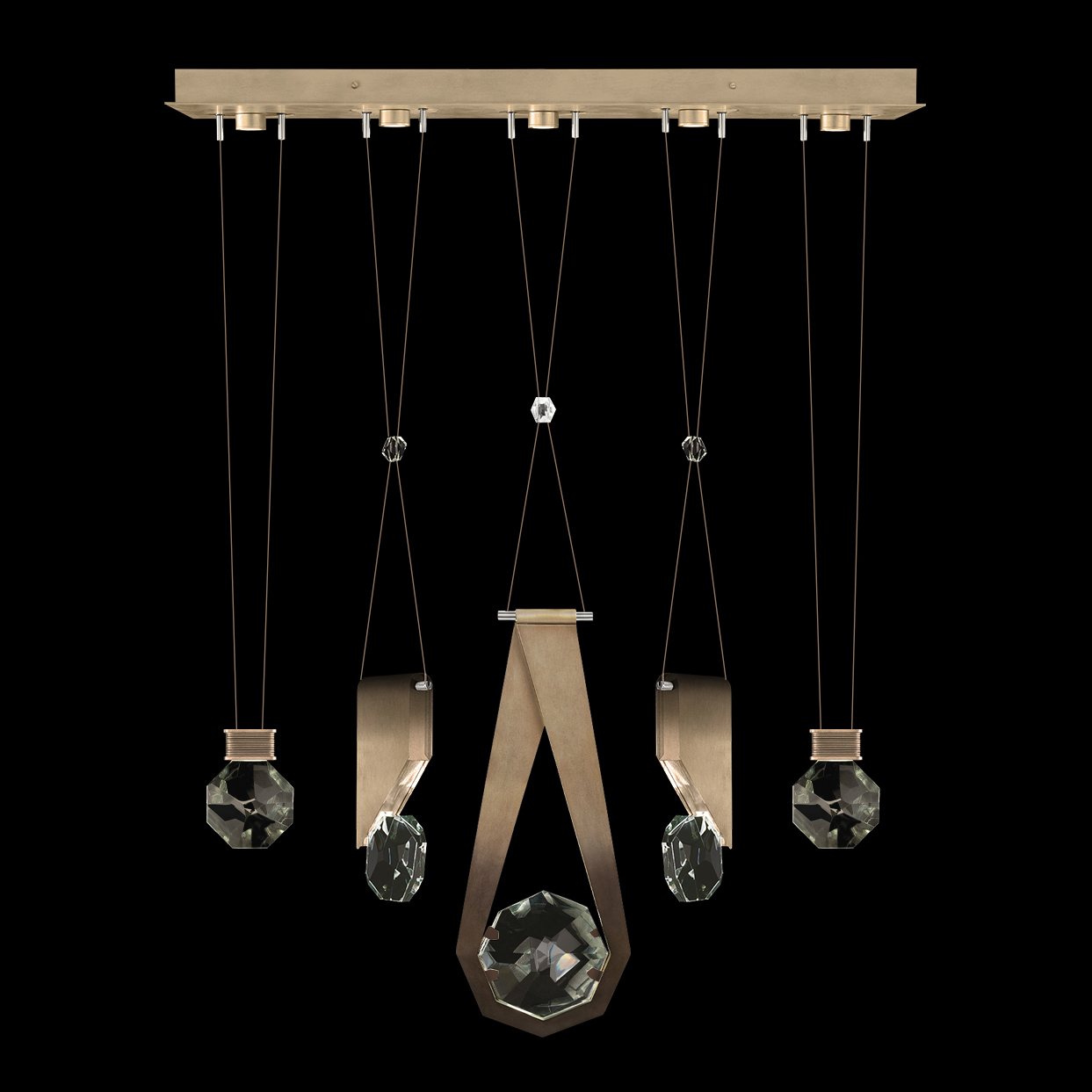 Aria 43"W Linear Pendant