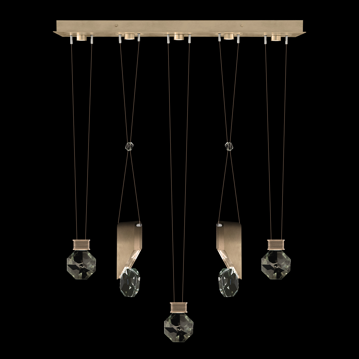 Aria 43"W Linear Pendant