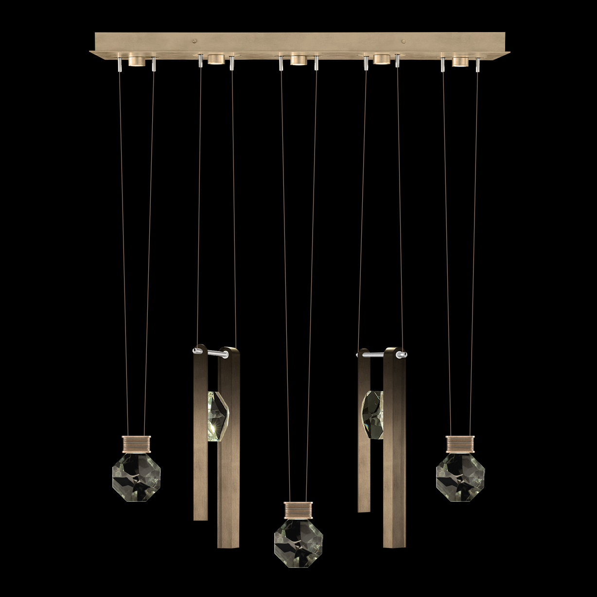 Aria 43"W Linear Pendant