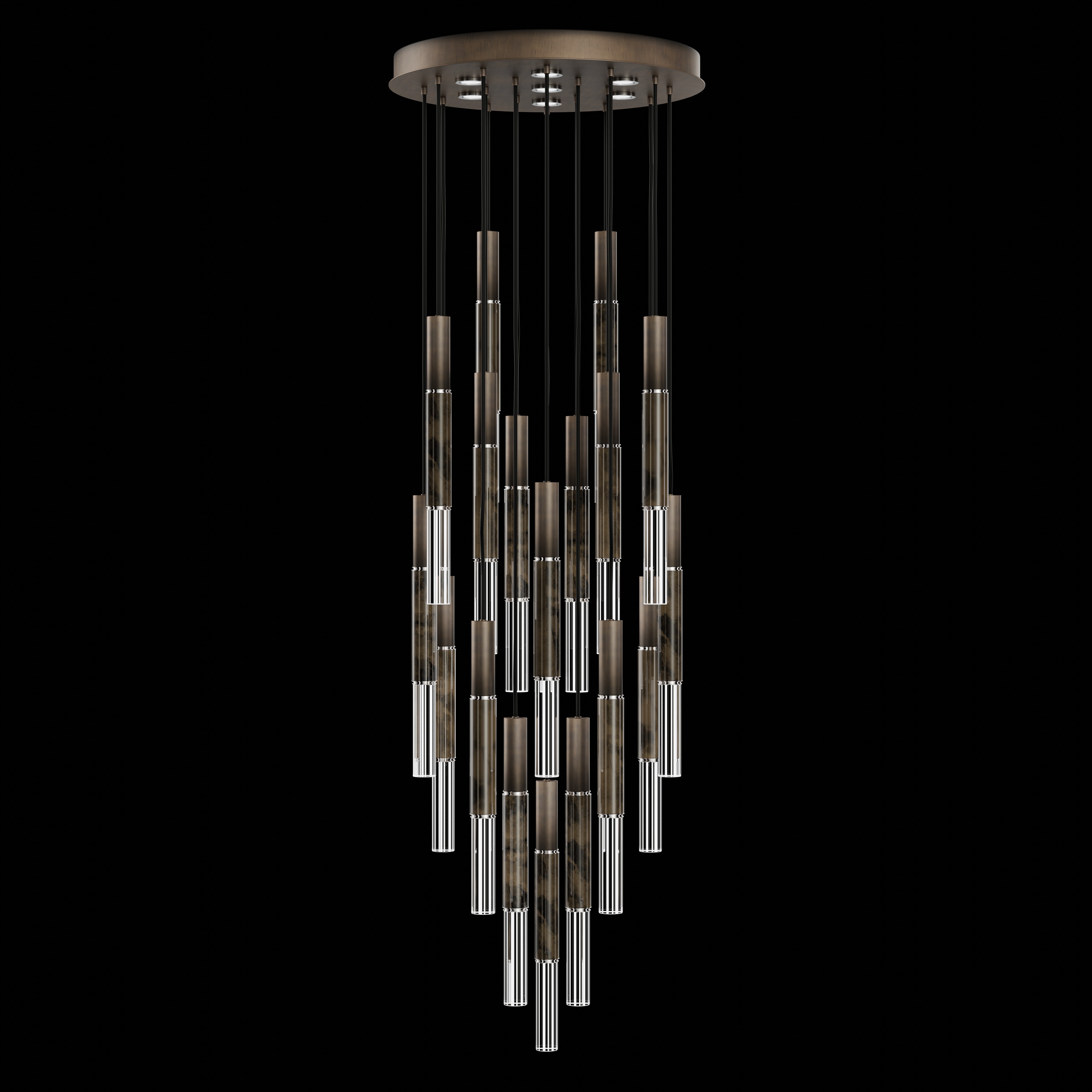 Antonia 31"W Round Pendant