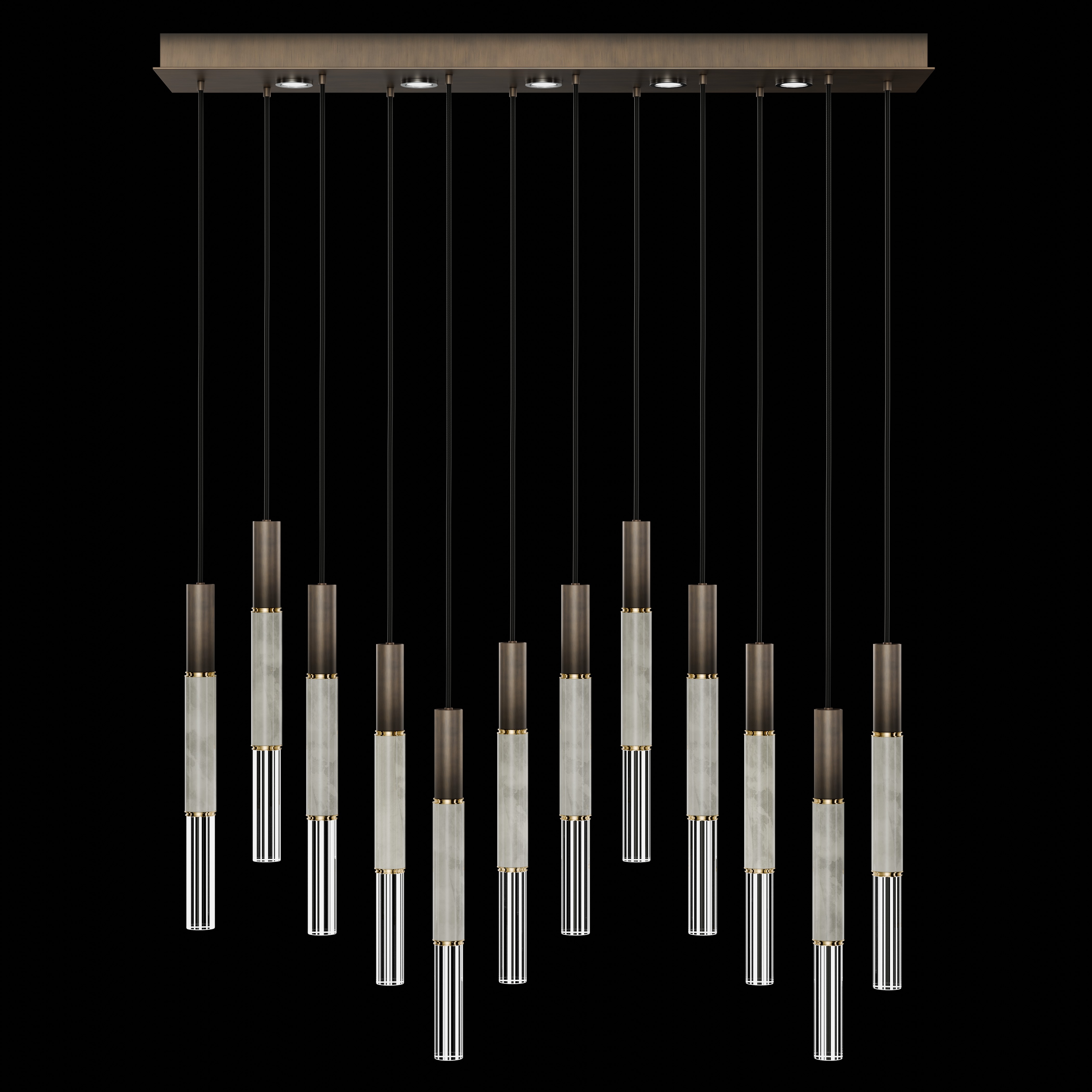 Antonia 61"W Rectangular Pendant