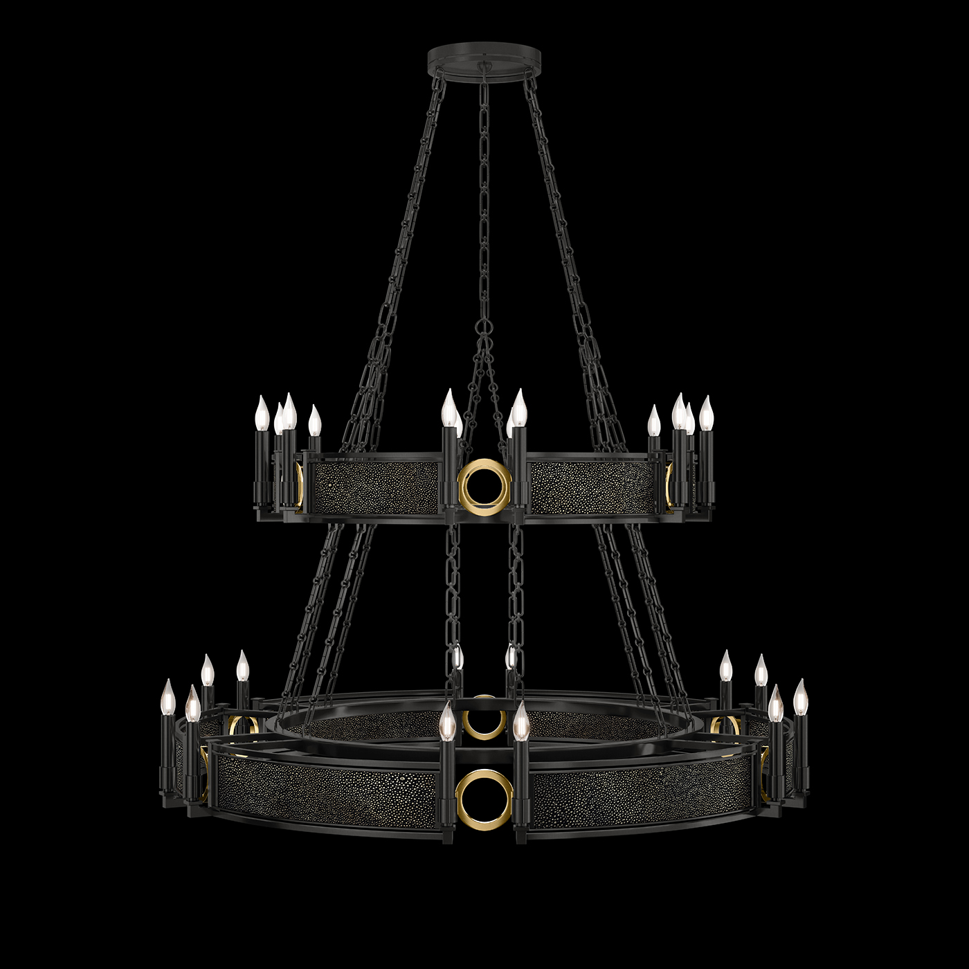 Mirage 50"W Round Chandelier