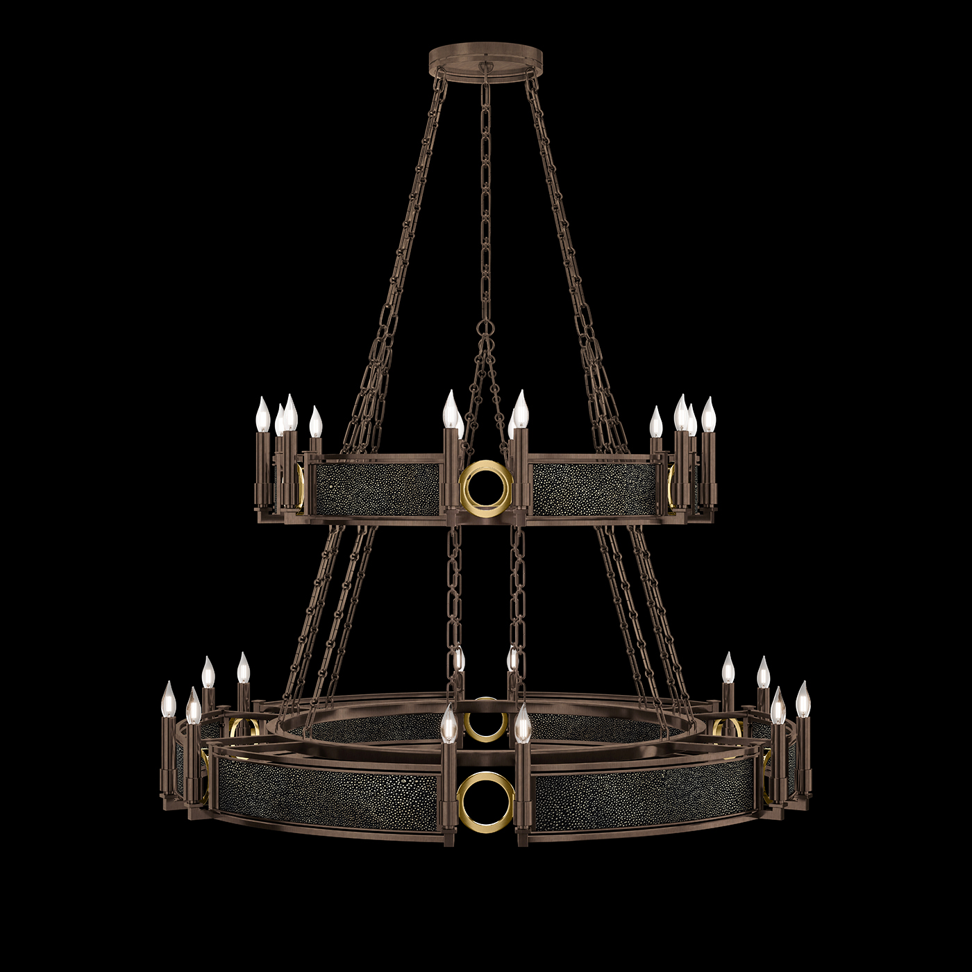 Mirage 50"W Round Chandelier