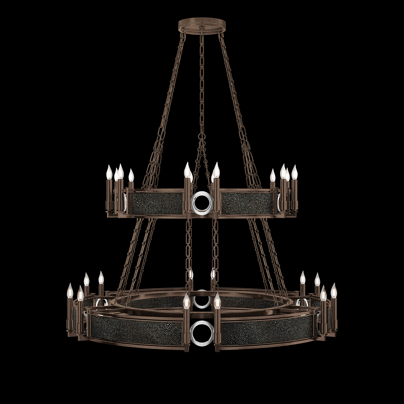 Mirage 50"W Round Chandelier