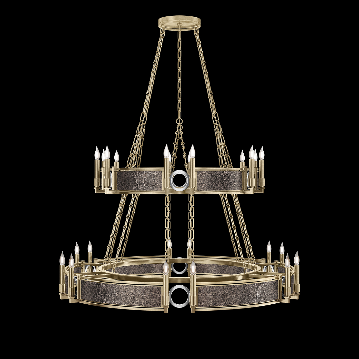 Mirage 50"W Round Chandelier