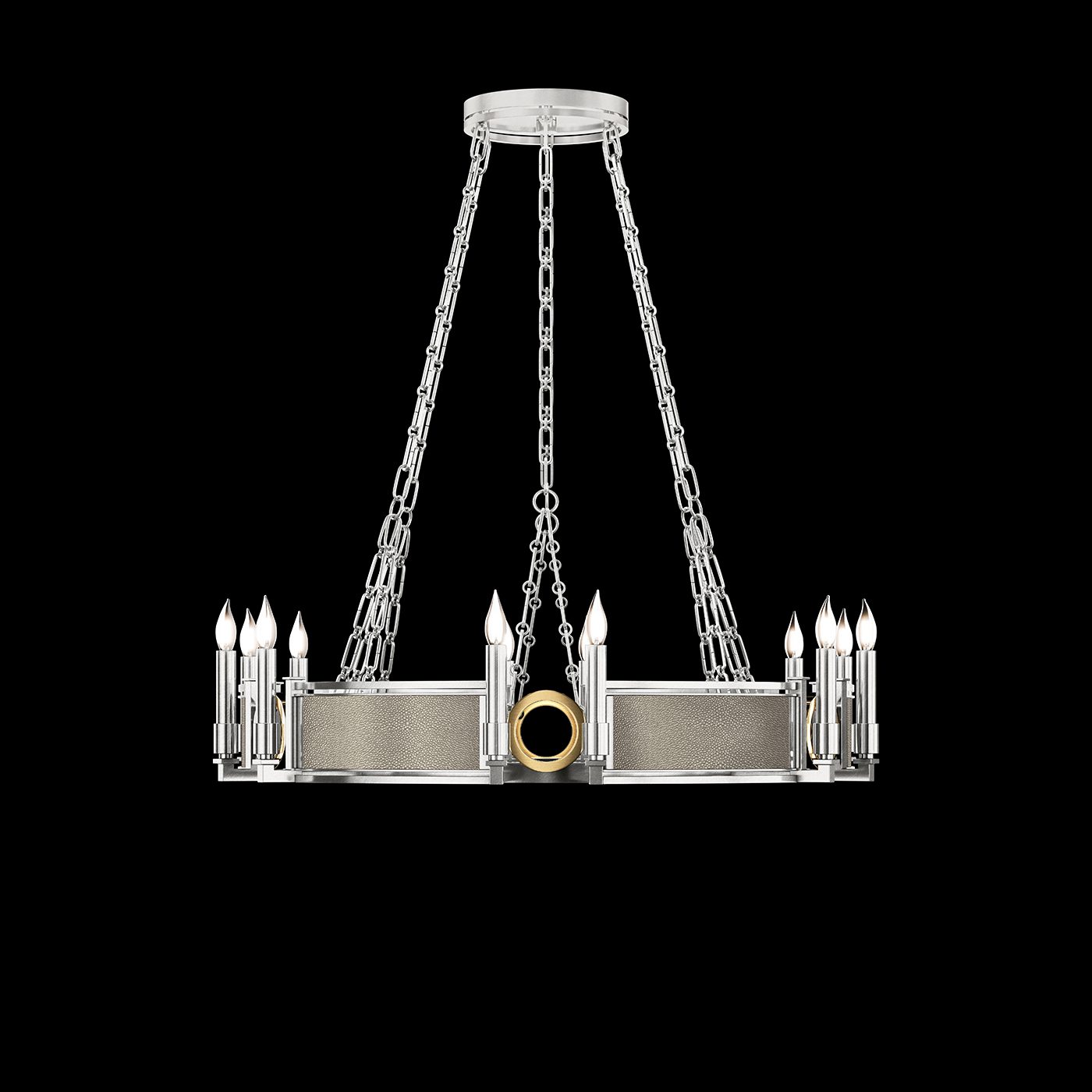 Mirage 35.75"W Round Chandelier