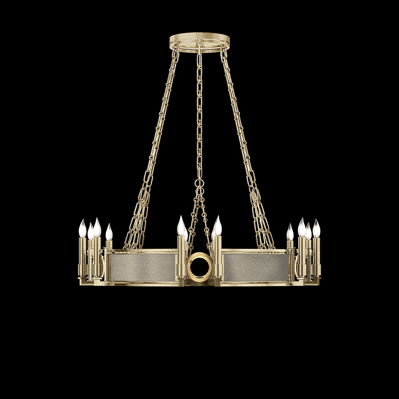 Mirage 35.75"W Round Chandelier