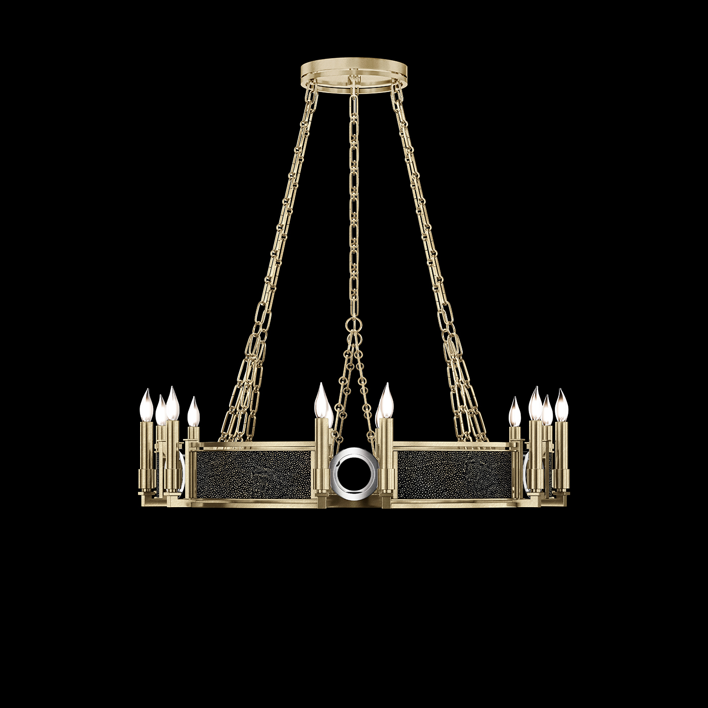 Mirage 35.75"W Round Chandelier
