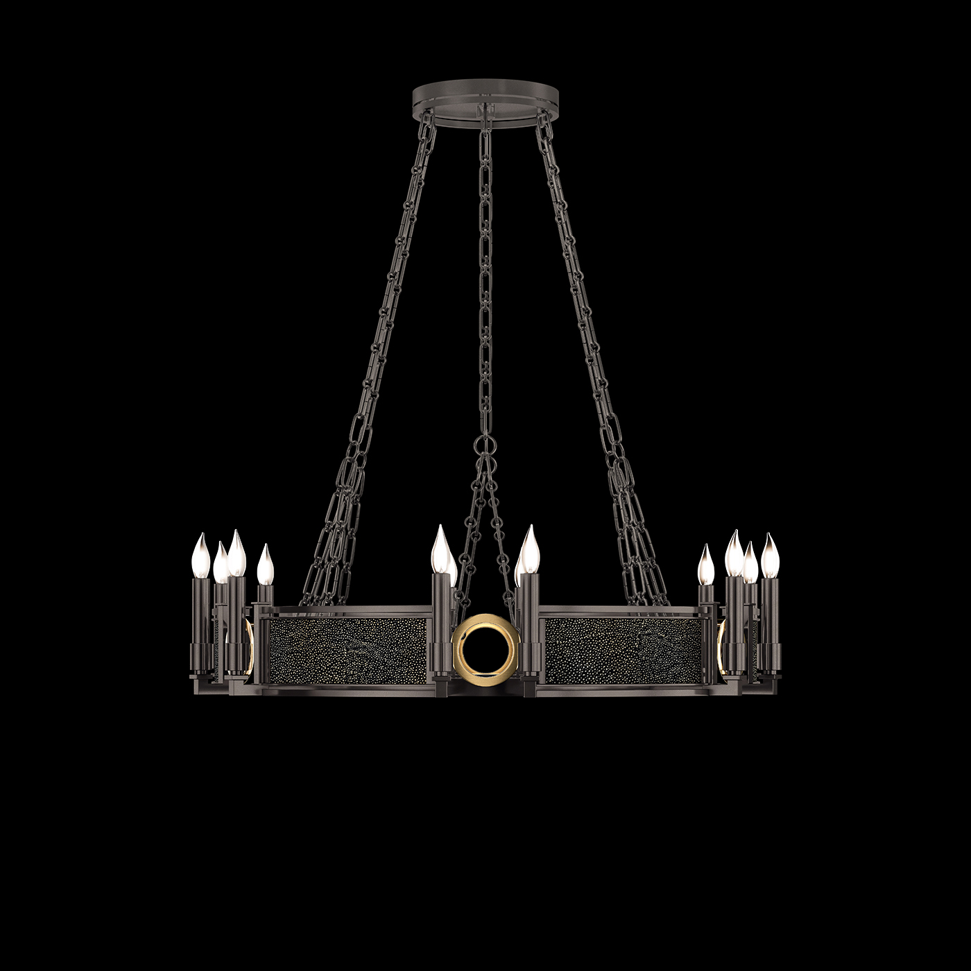 Mirage 35.75"W Round Chandelier