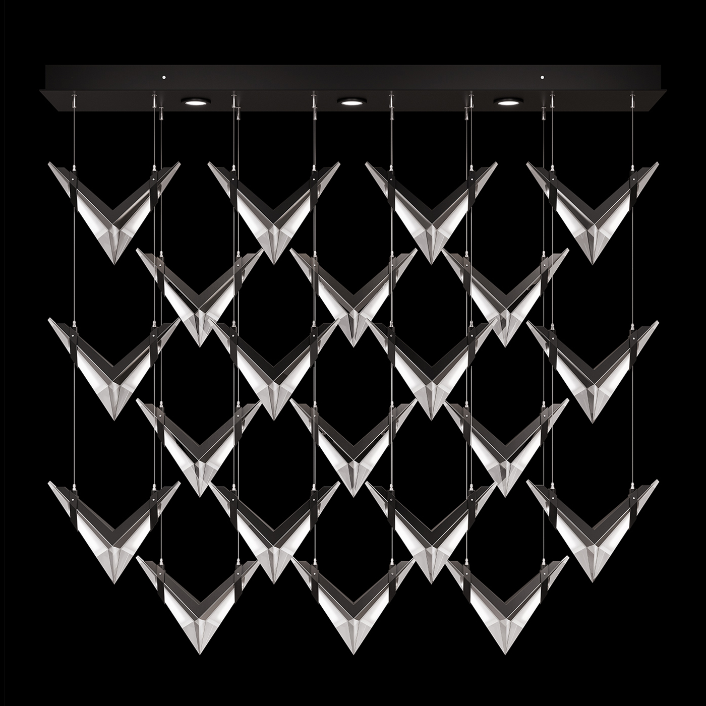 Blade 62"W Rectangular Pendant