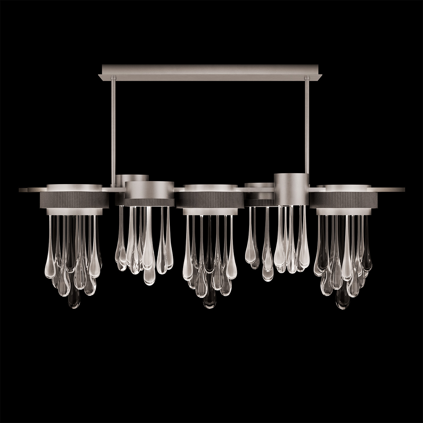 Rain 56.25"W Linear Pendant