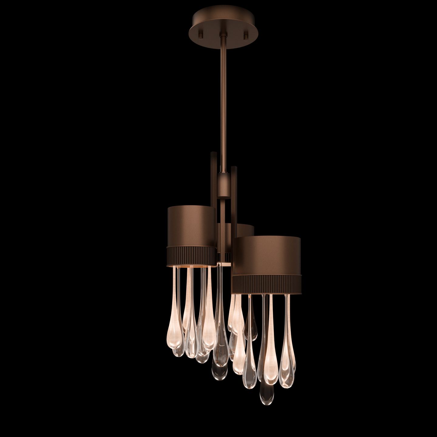 Rain 17.25"W Round Pendant