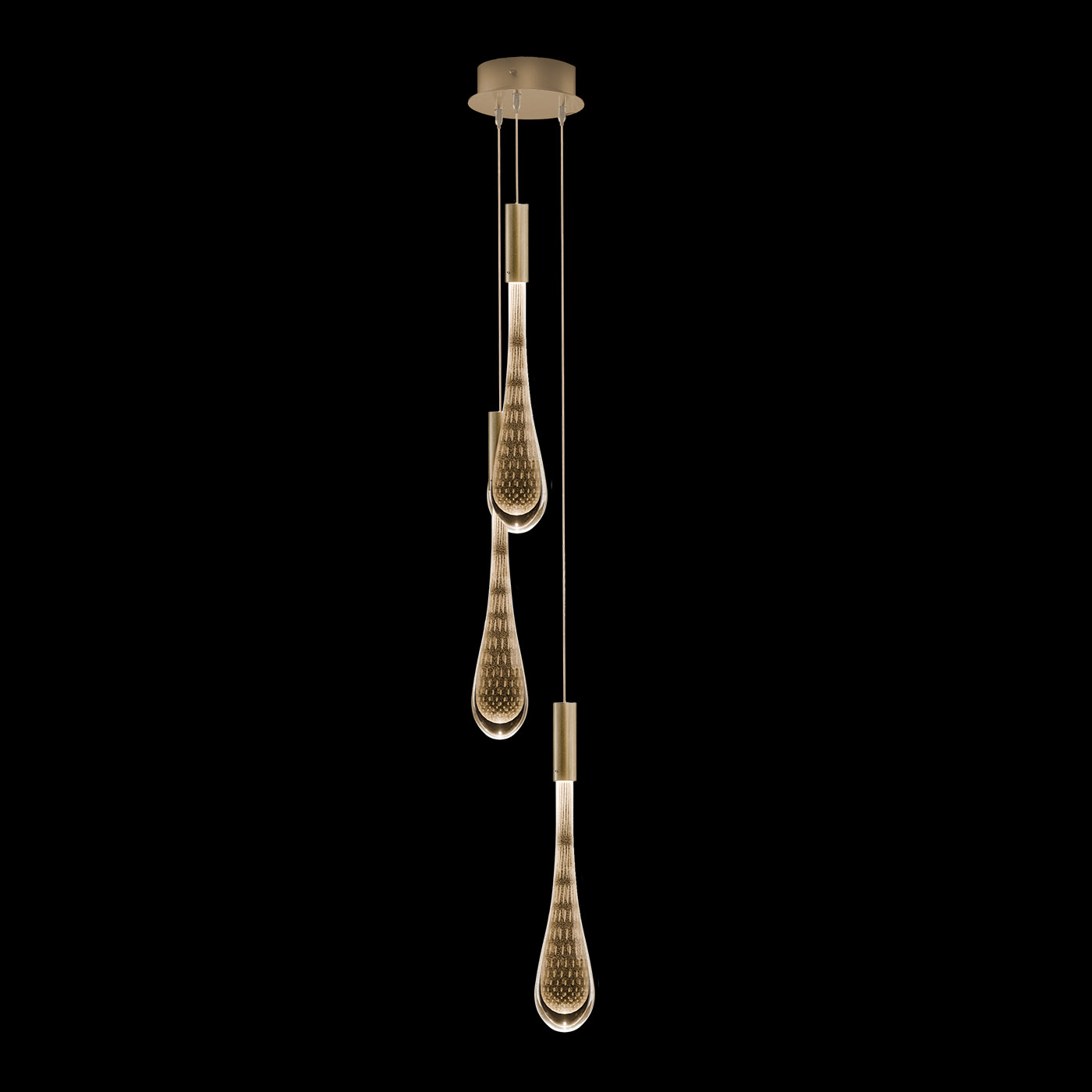 Rain 7"W Round Pendant