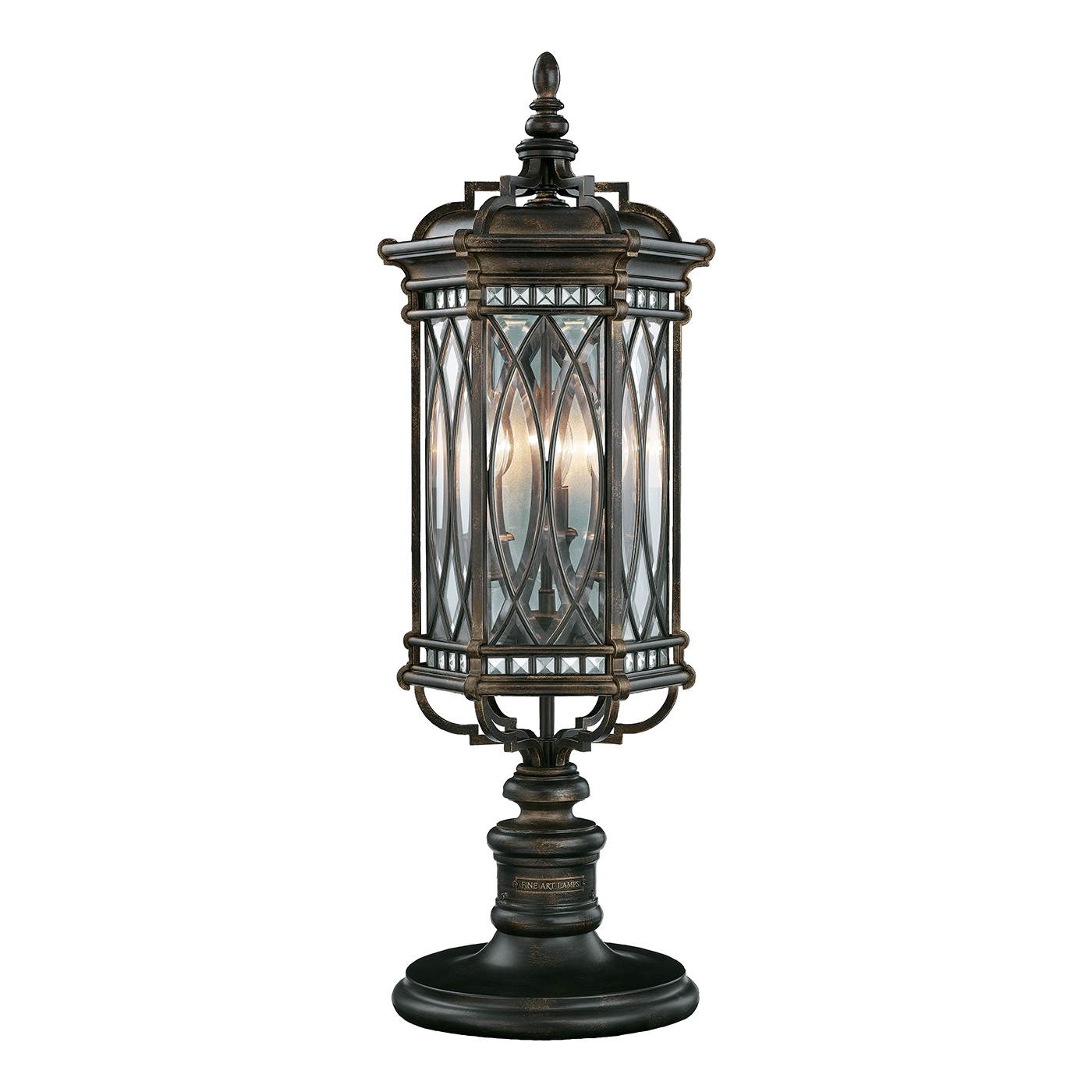 Warwickshire 32"H Outdoor Adjustable Pier/Post Mount