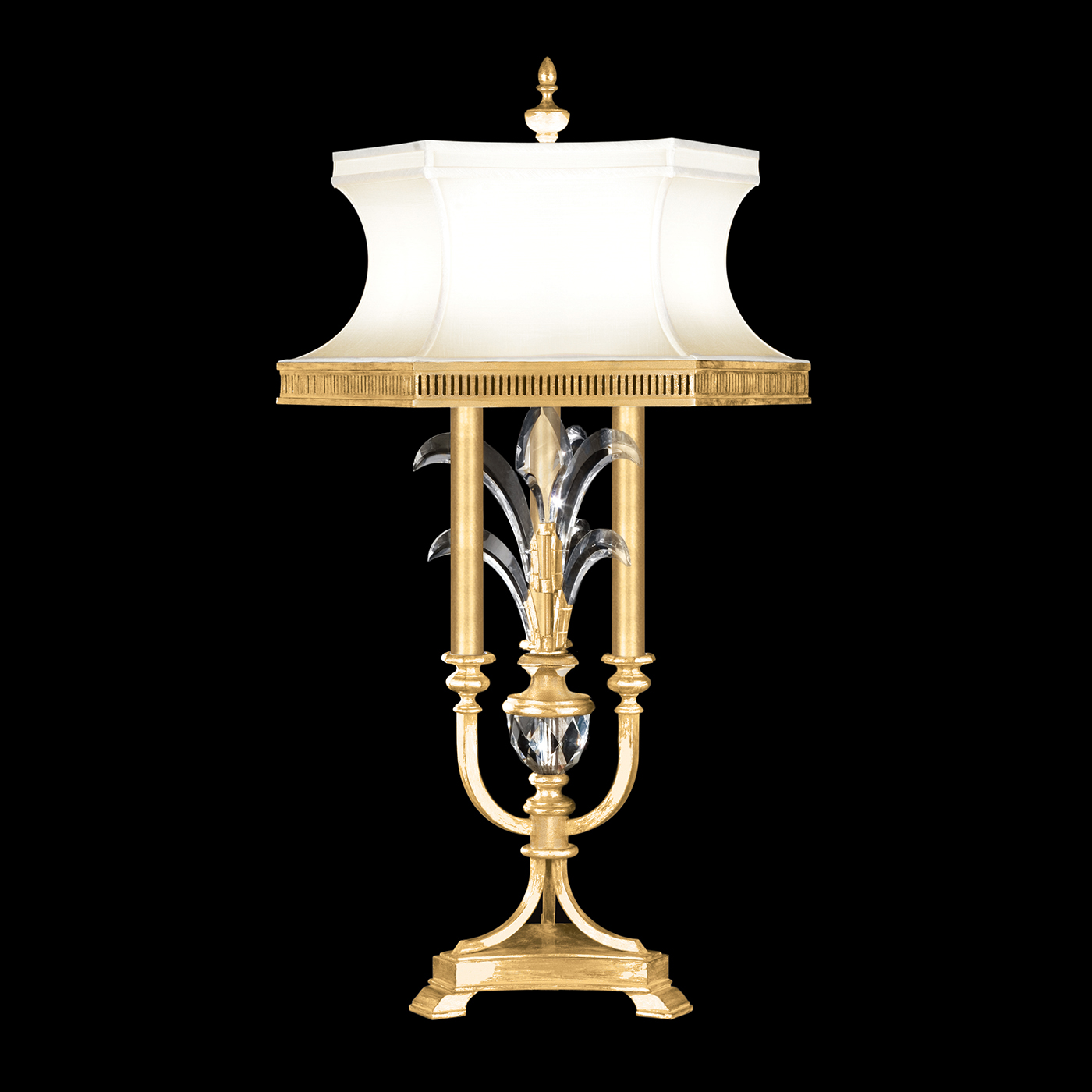 Beveled Arcs 37"H Table Lamp